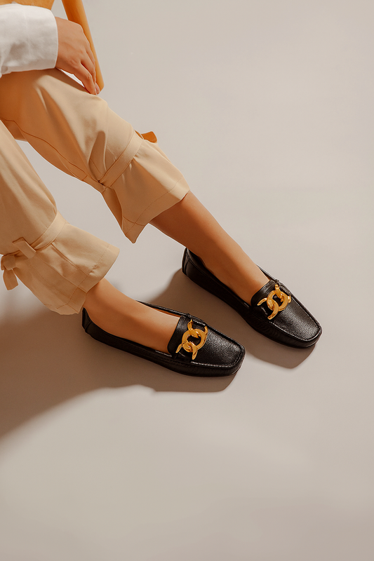 Femme Mocassin Giulia Noir