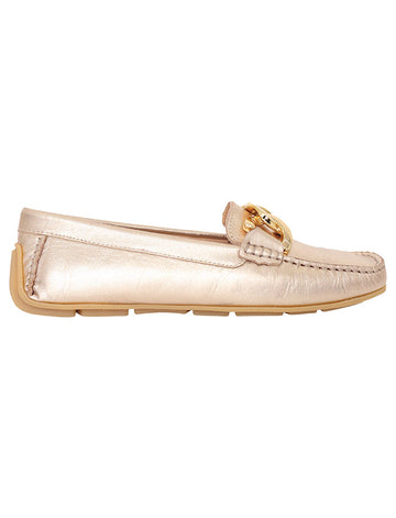 Femme Mocassin Giulia Light Gold