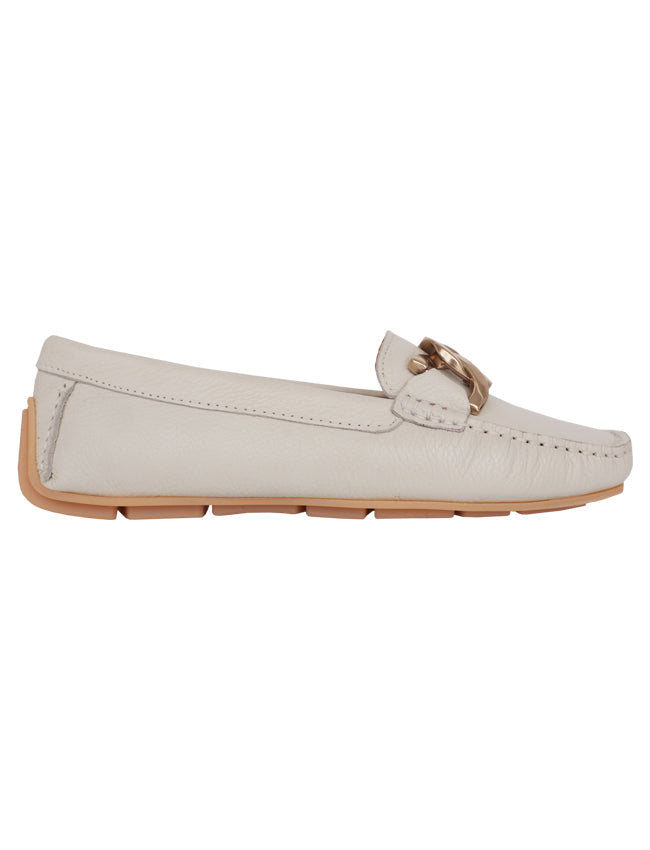 Femme Mocassin Giulia Vanille
